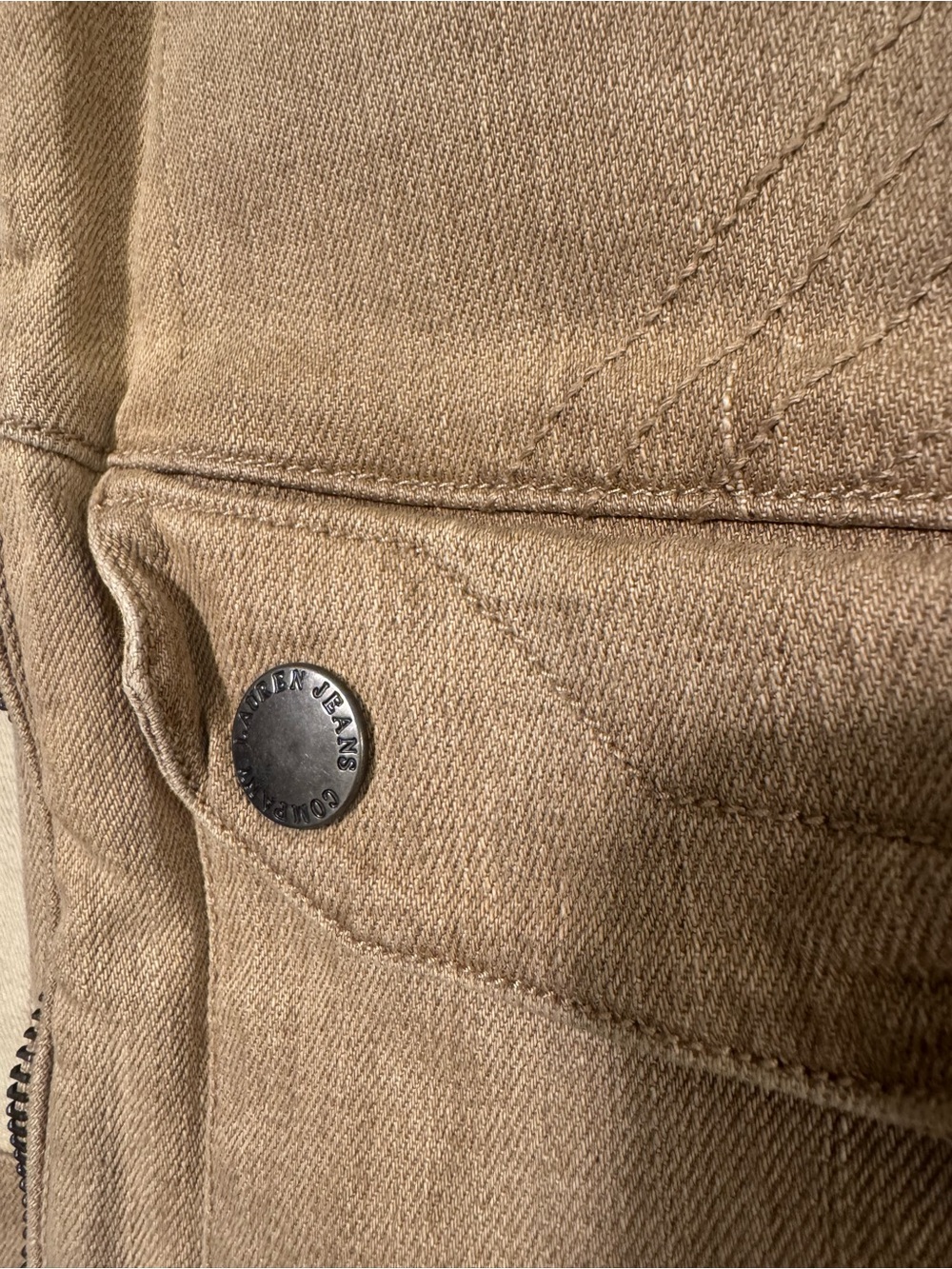 Ralph Lauren Tan Denim Jacket - Picture 4 of 10